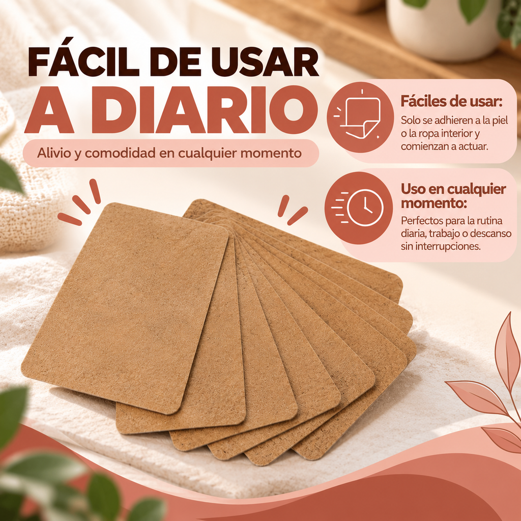 Parches para Aliviar el Dolor Menstrual