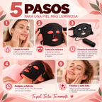 Máscara facial LED con Terapia de Luz para la Cara y la Piel