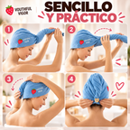 Set 2 toalla para el Cabello (2 colores)