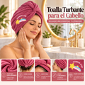 Set 2 toalla para el Cabello (2 colores)