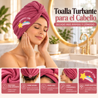 Set 2 toalla para el Cabello (2 colores)