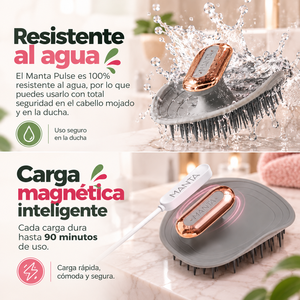 Cepillo masajeador para cabello